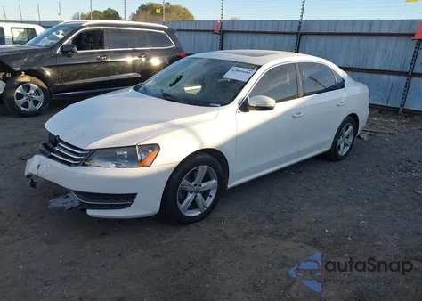 2013 Volkswagen Passat 2.5L Se from USA, damaged, VIN 1VWBH7A32DC028080